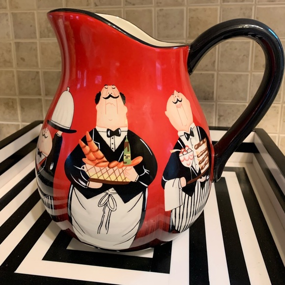 Tracy Flickinger Certified International RETIRED Pitcher “Dinner is Served” - Picture 3 of 10